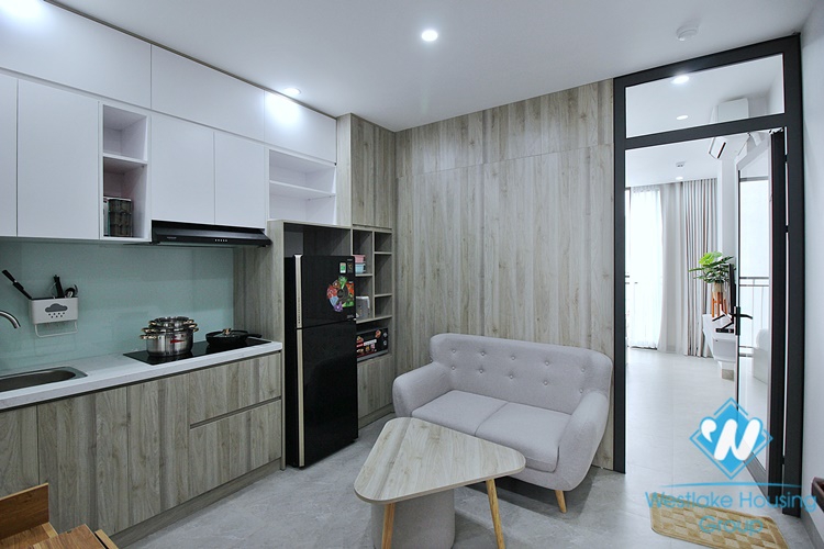 Top floor studio for rent in To Ngoc Van street, Tay Ho